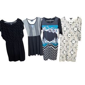 Women's Small 4 6 Dresses Wholesale Resell Bulk Lot of 4 S Dress